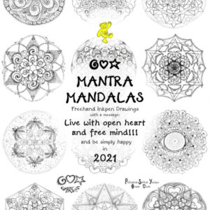 Printable Coloring Calendar, GOA Mantra Mandalas