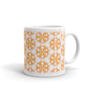 Orange Alien Invasion Mug