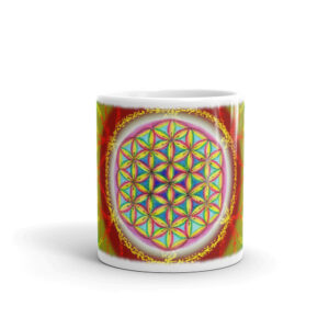 Rasta Flower of Life Mug