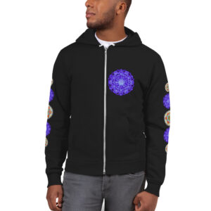 Shiva Meditation Zip Hoodie