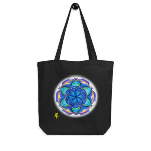 Dolphin Merkaba Eco Tote Bag